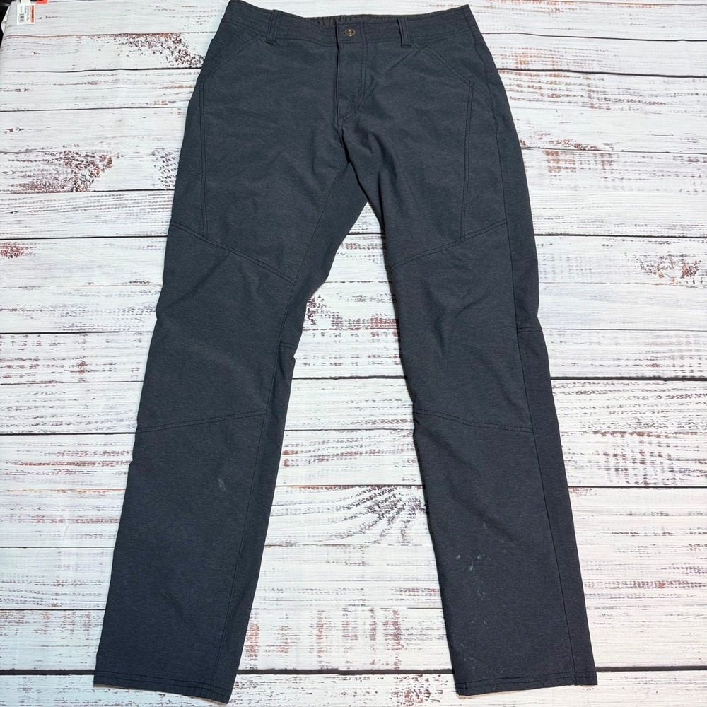 Kuhl Men's 32x32 Resistor Chino Hiking Pants Charcoal Gray Technical Outdoor